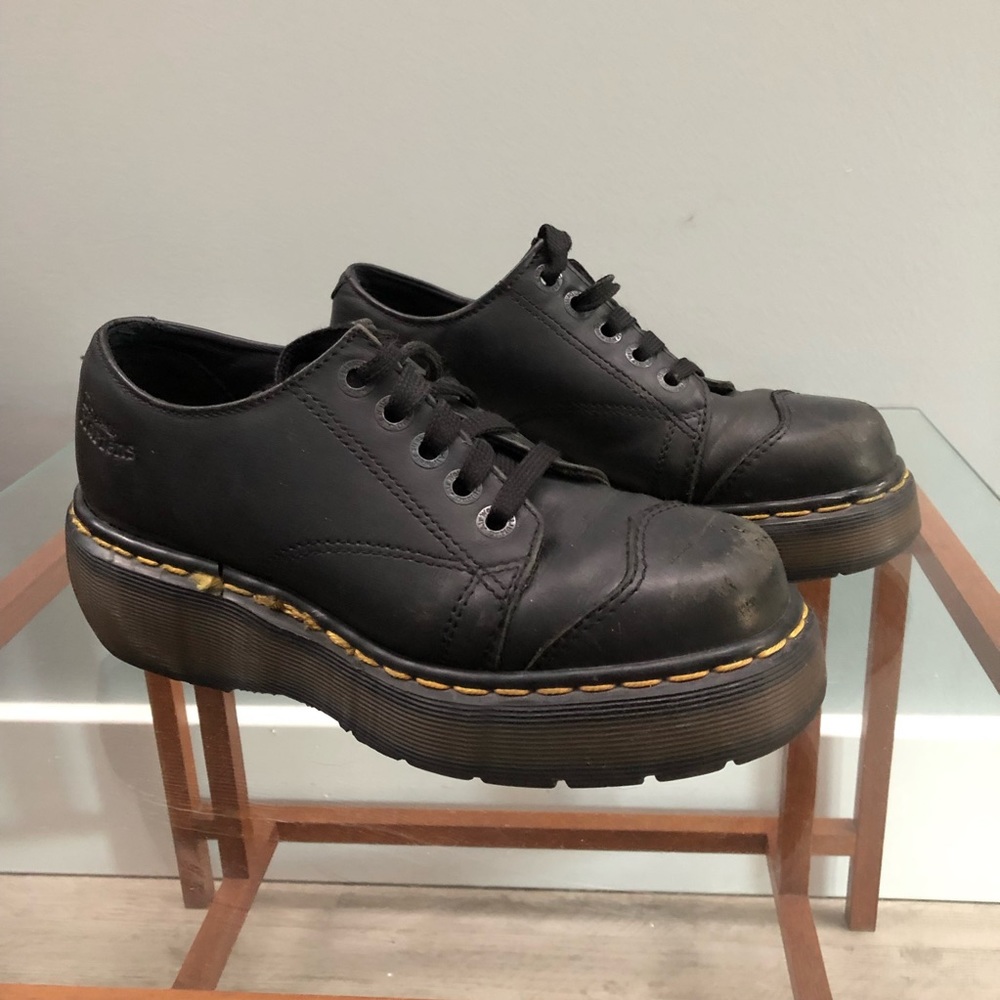 Dr. Martens #8651 “Made in England” lace-up platforms